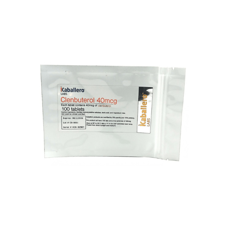 Clenbuterol 40mcg 100ct